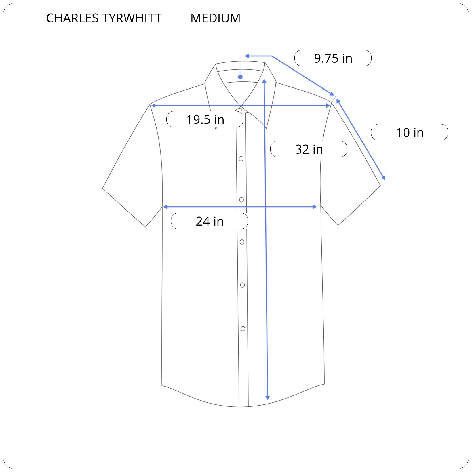 charles tyrwhitt shirt sizes