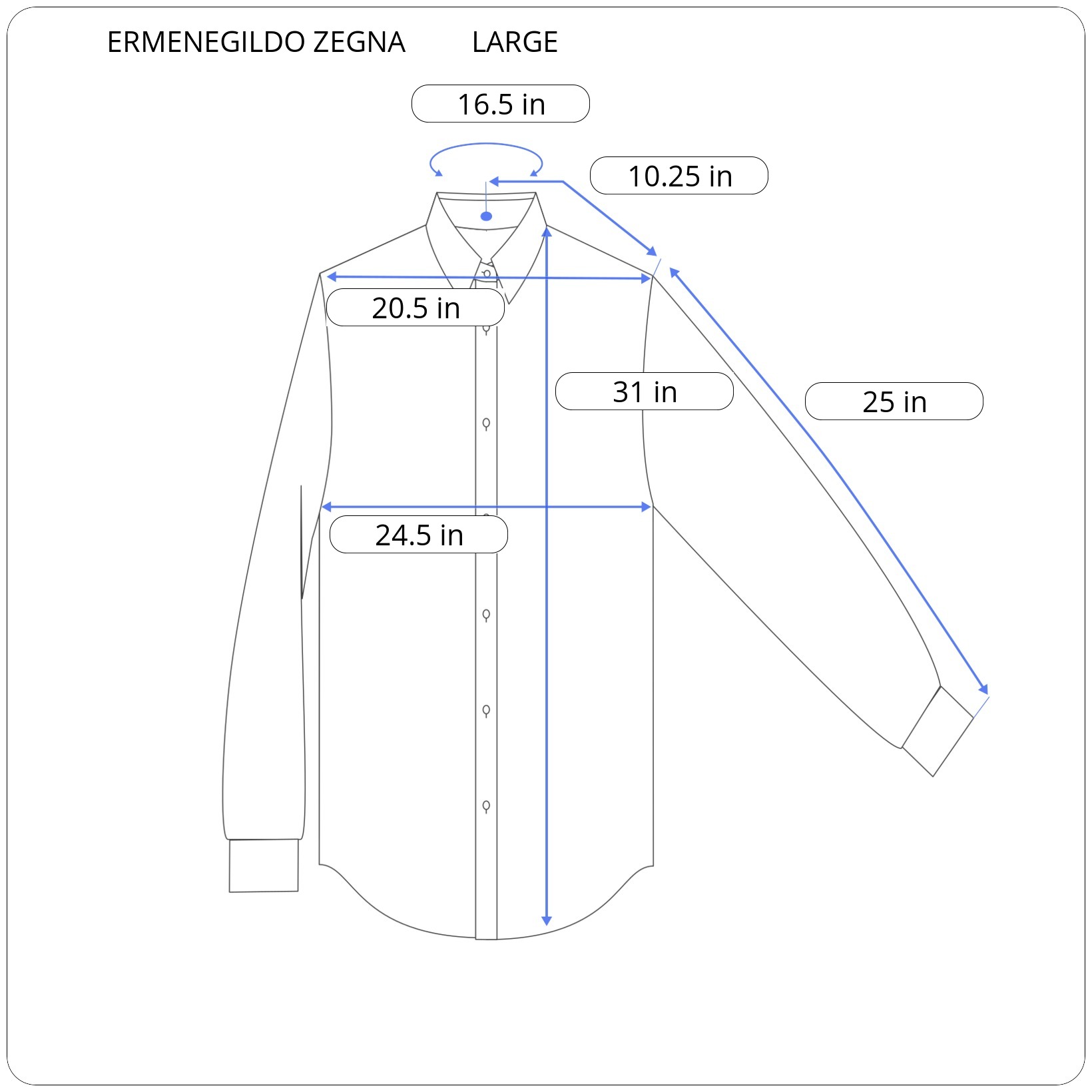 ermenegildo zegna shirts ebay